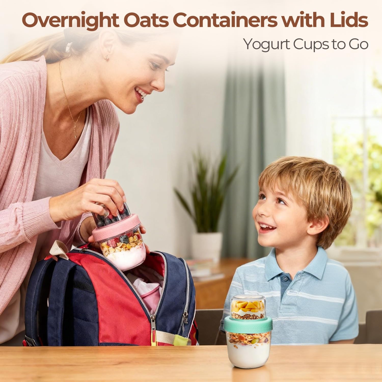 ComSaf dishwasher-safe glass jar simplifies cleanup after meals.