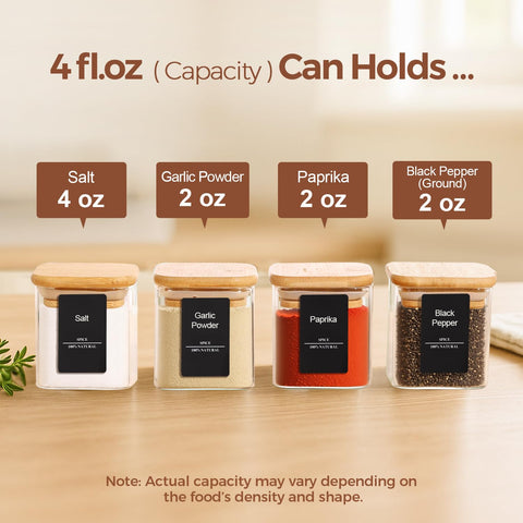 ComSaf DIY label set helps customize and sort spices.
