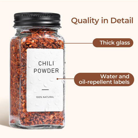 ComSaf dual-function lids for versatile storage and precise spice control