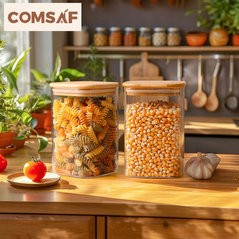 ComSaf easy-clean wide-mouth jars simplify washing and refilling