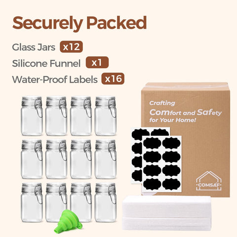 Gift-ready ComSaf jars ideal for favors or small gifts.