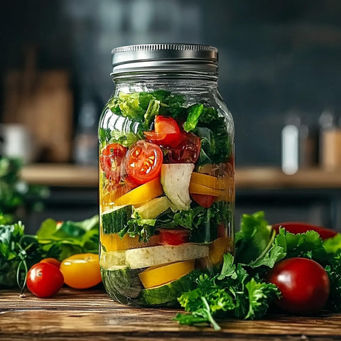 ComSaf 24 oz jar is perfect for beverages and meal prep.