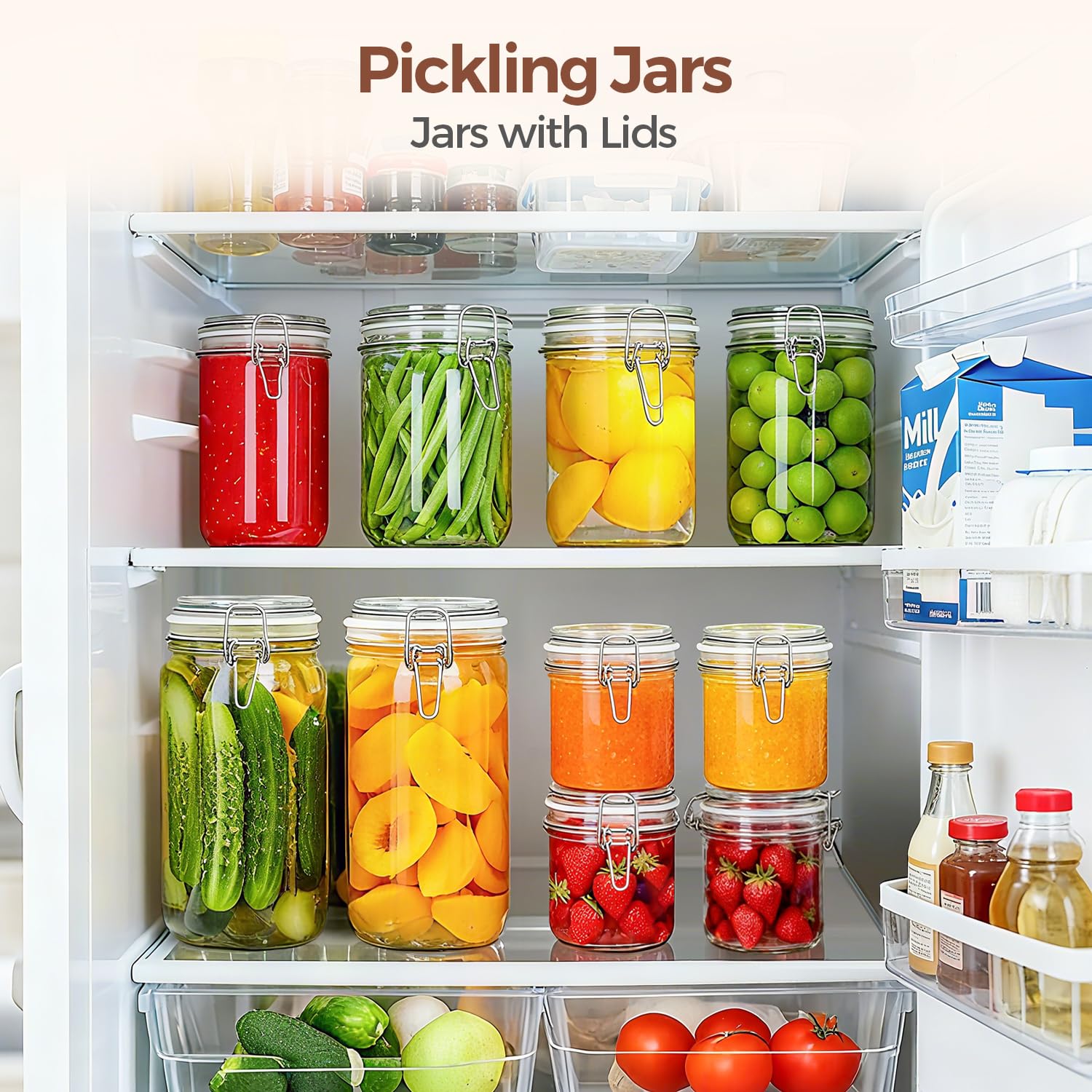 ComSaf jars support home fermentation and food preservation projects