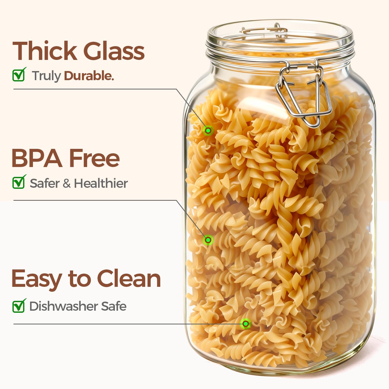 ComSaf labels help you organize contents and switch items with a quick wipe.