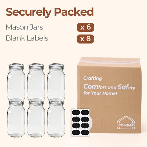ComSaf versatile canning jar for jams, pickles, and desserts.