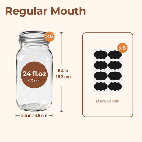 ComSaf mason jar lids and bands ensuring airtight seal for freshness.