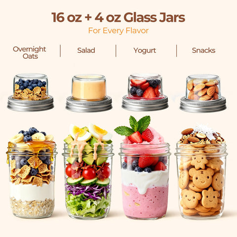 ComSaf meal prep glass jars combine durability and style for daily use.