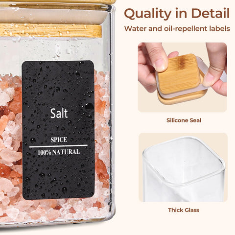 ComSaf airtight lids seal aromas and keep dust out.