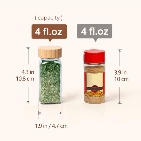 ComSaf jars in a compact pantry for easy access.