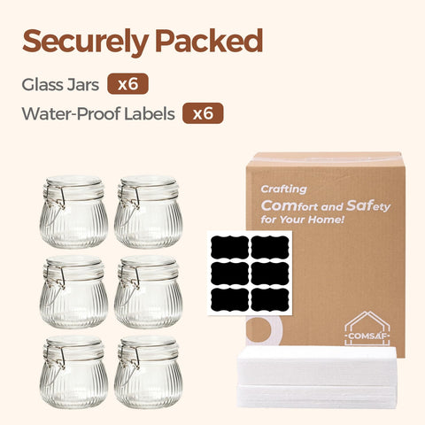 Pantry-ready jars suit jams, spices, and oats