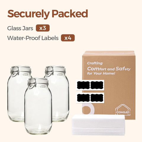 ComSaf pickle jar starter for quick fermenting and storage.