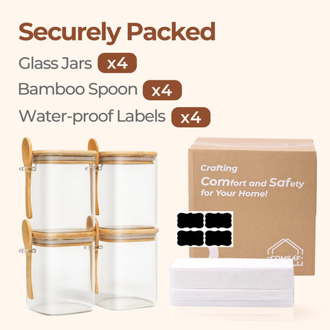 ComSaf portable jar sized for travel and picnics.