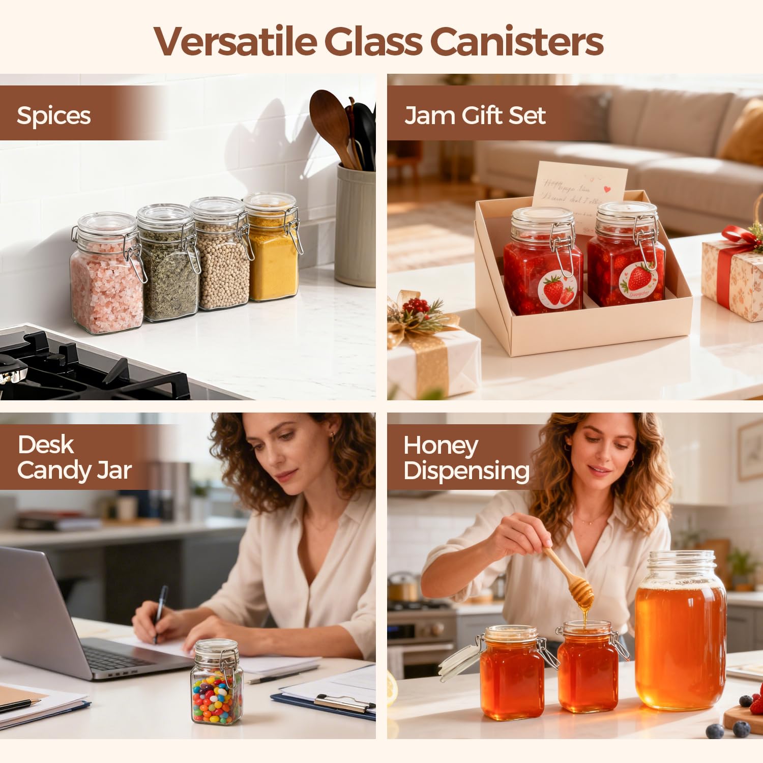 ComSaf compact jar for portable snacks and portion control