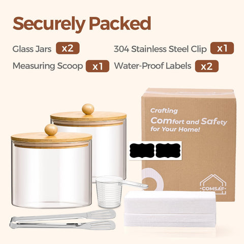 ComSaf round handle lid adds easy grip and a touch of style.