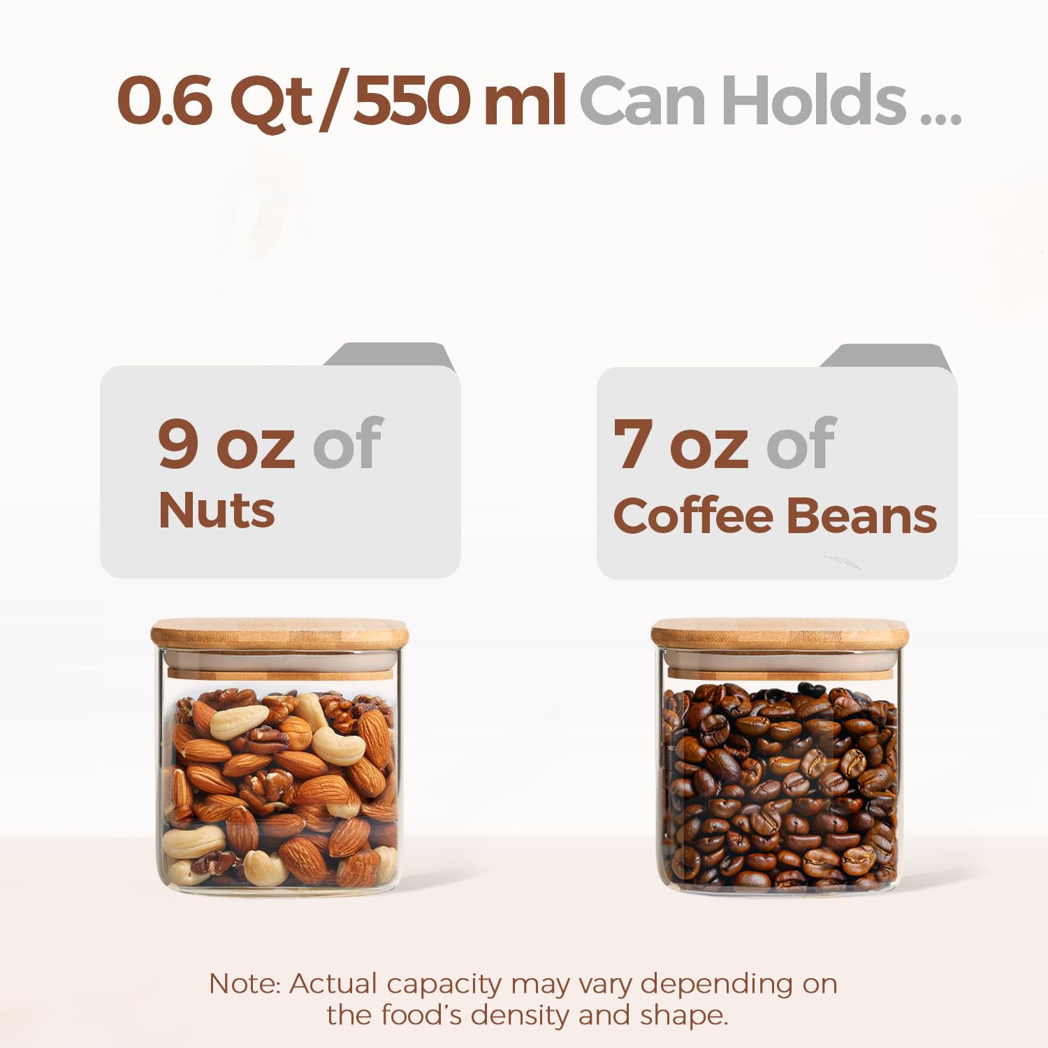 ComSaf see-through kitchen containers simplify monitoring contents and portions