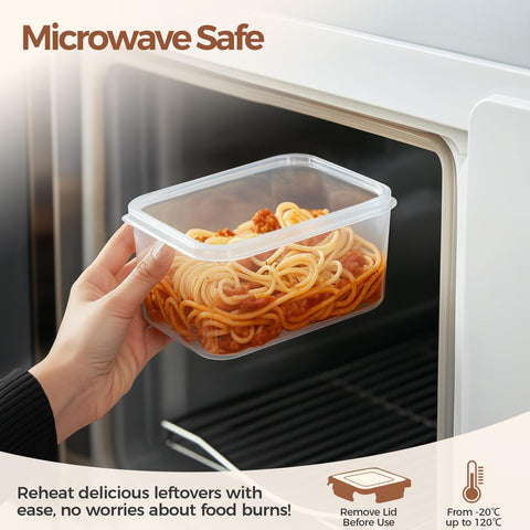 ComSaf side locking lids secure contents and protect freshness