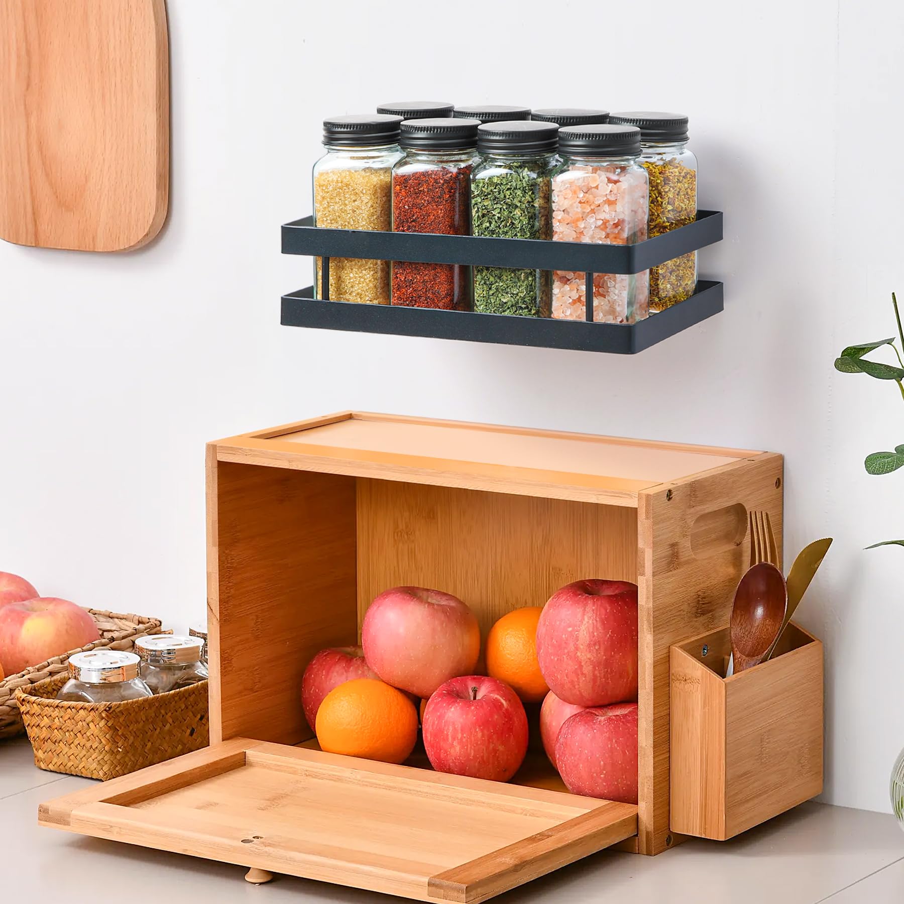 ComSaf space-saving design fits neatly on shelves and in drawers for tidy kitchens