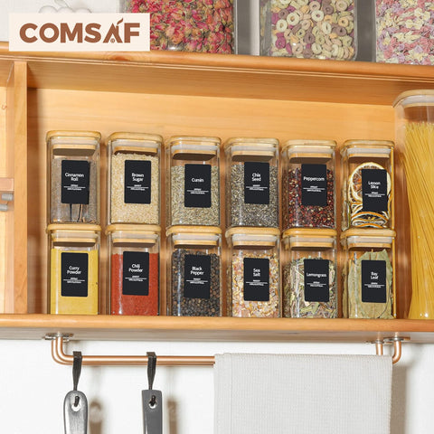 ComSaf 8oz jars offer compact capacity for everyday seasoning.