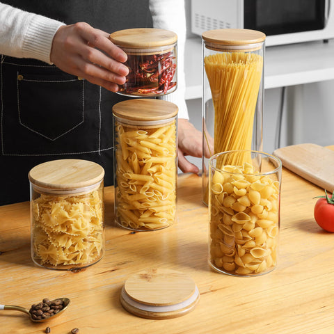 ComSaf three-piece pasta storage set streamlines kitchen storage