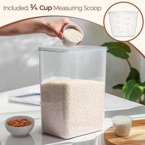 ComSaf transparent canisters let you monitor contents at a glance.