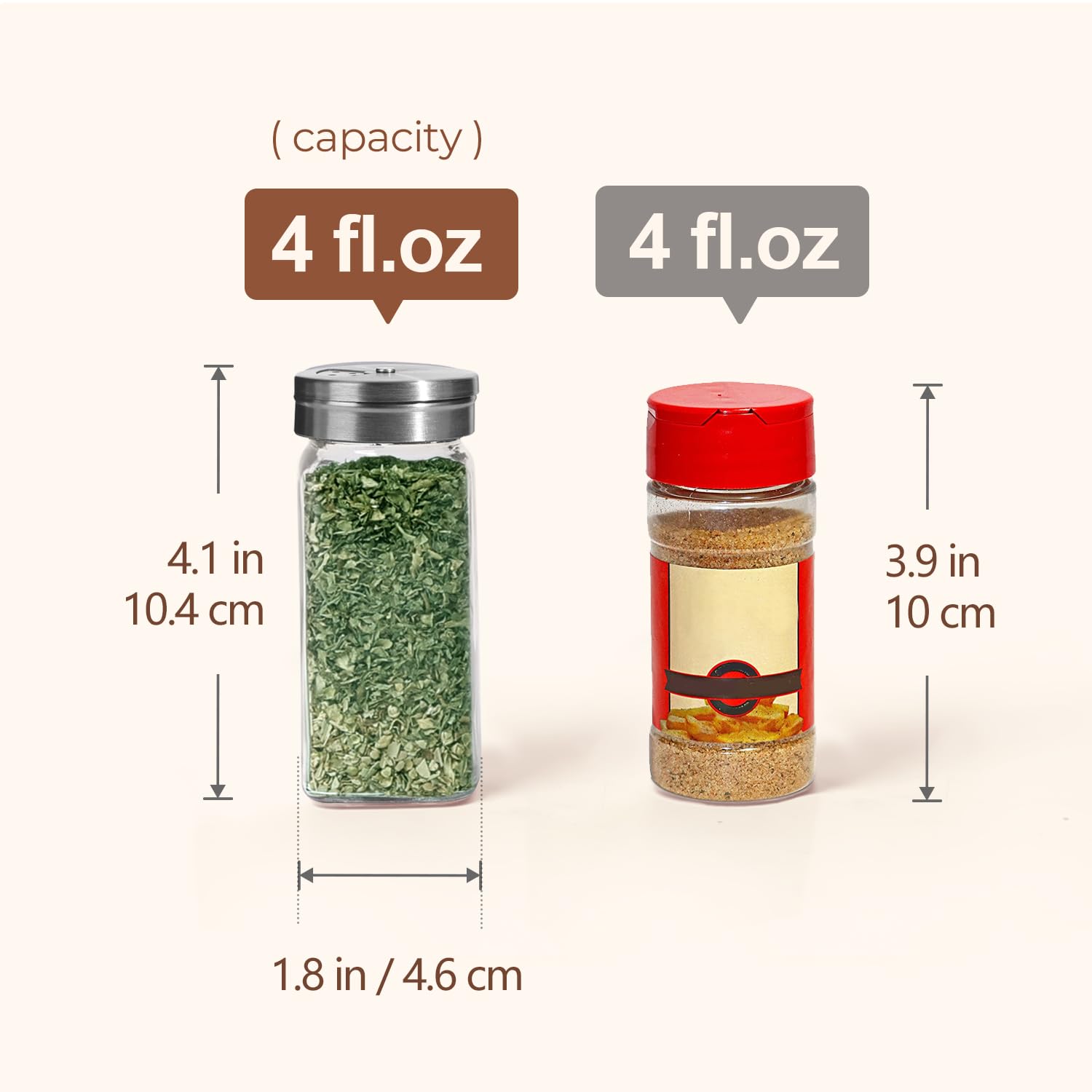ComSaf upgraded labels with 93 spices for fast pantry labeling