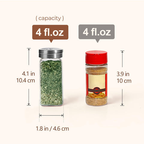 ComSaf upgraded labels with 93 spices for fast pantry labeling