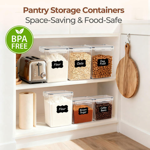 ComSaf versatile storage suitable for sugar, flour, pasta, rice, and beans.