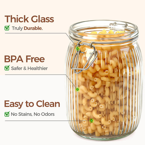 ComSaf wide-mouth jar makes filling and cleaning simple in busy kitchens.