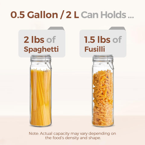 ComSaf wide-mouth glass jar easy to fill and rinse after use.