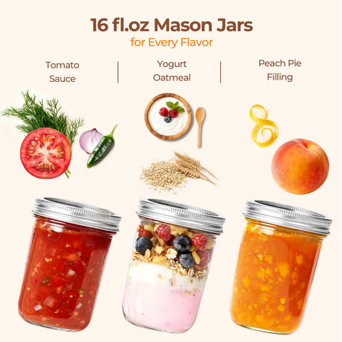 Close-up of ComSaf jar neck showing wide opening for easy prep.