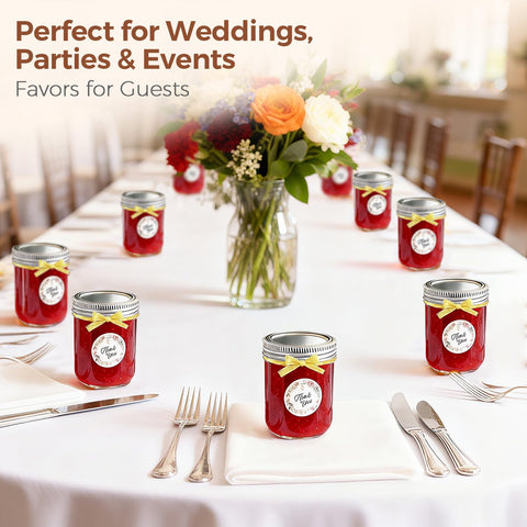 Stacked ComSaf jars highlight durable clear glass and easy cleaning.