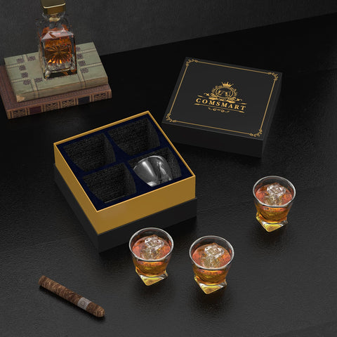 Comsmart 10oz whiskey glass offers ample capacity for classic pours