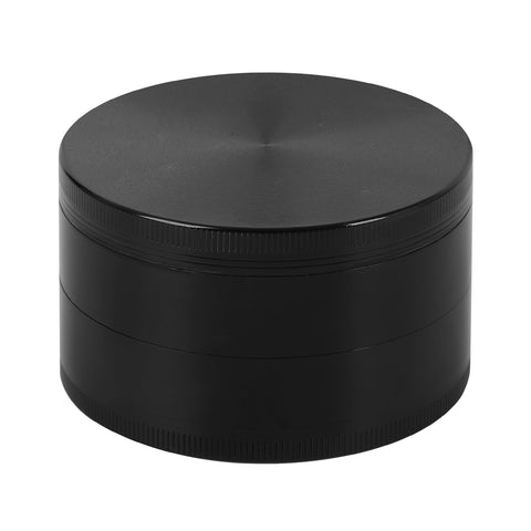 Comsuransly 3-inch spice grinder side view with magnetic lid keeping spices secure.