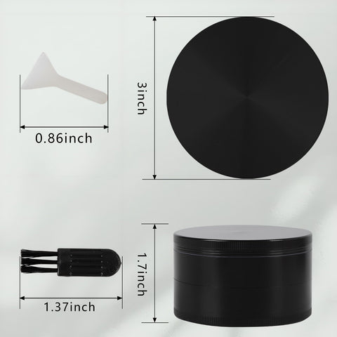 Comsuransly 3-inch spice grinder top view showcases compact kitchen tool for quick spice prep.