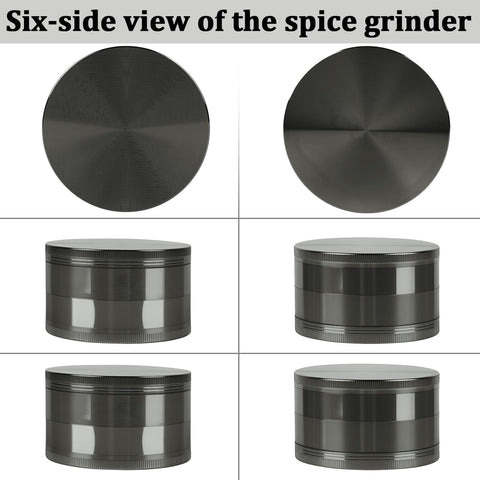 Comsuransly spice grinder gray kitchen setup suggests instant spice enhancement