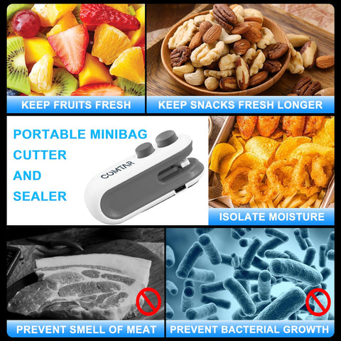COMTAR seals various bags to preserve freshness and reduce waste.