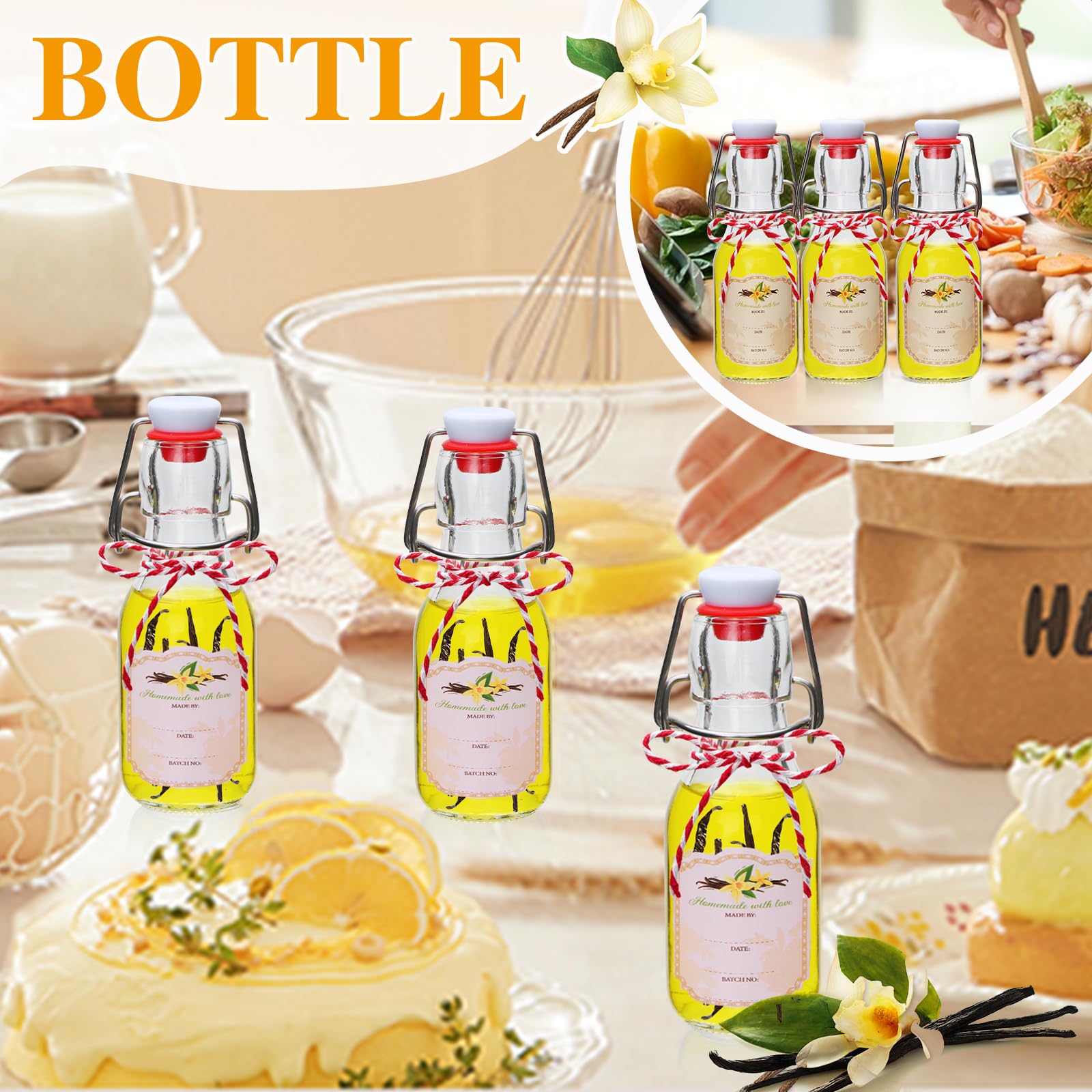 COMUDOT gift-ready bottle with flip-top for holidays and gifting