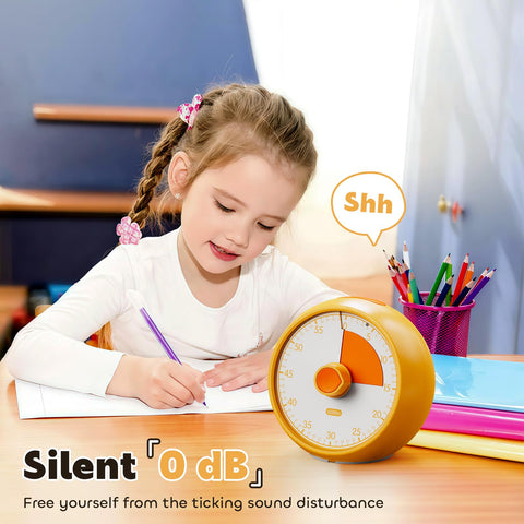 Conchstar color wheel timer displays shrinking visual cue for time awareness.