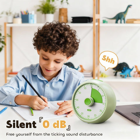 Conchstar Visual Timer with a droplet knob adds friendly design for routines.