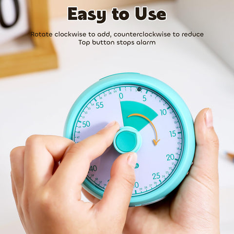 Conchstar Visual Timer offers three alarm modes for different family moments.