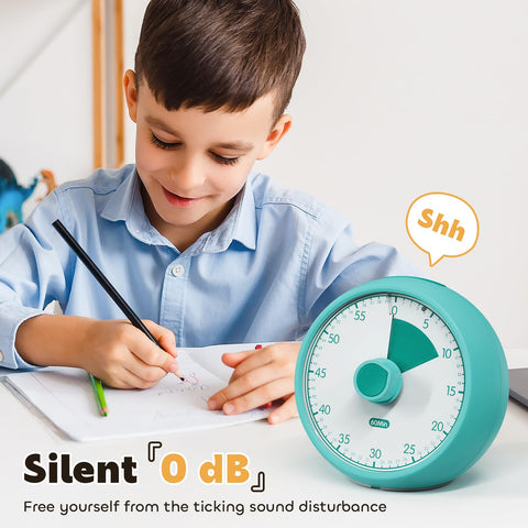Conchstar Visual Timer droplet knob adds a playful touch to daily routines.