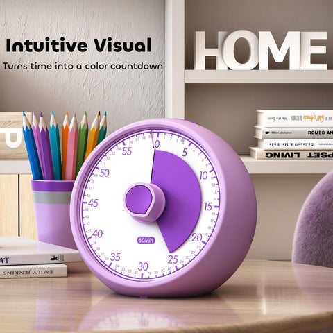 Conchstar visual timer knob enables kids to start and stop independently.