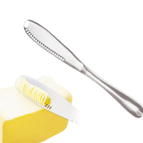 CONPCONP butter spreader in stainless steel for smooth, even spreading.