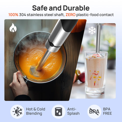 Consciot dual beater attachments for faster egg whipping