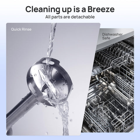 Consciot easy detach design enables simple cleaning and storage