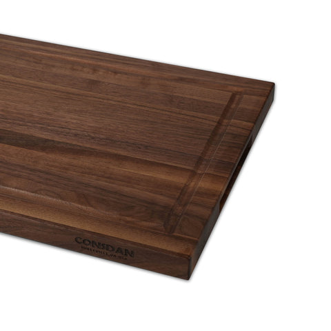 CONSDAN 1-inch thick board for sturdy chopping stability.