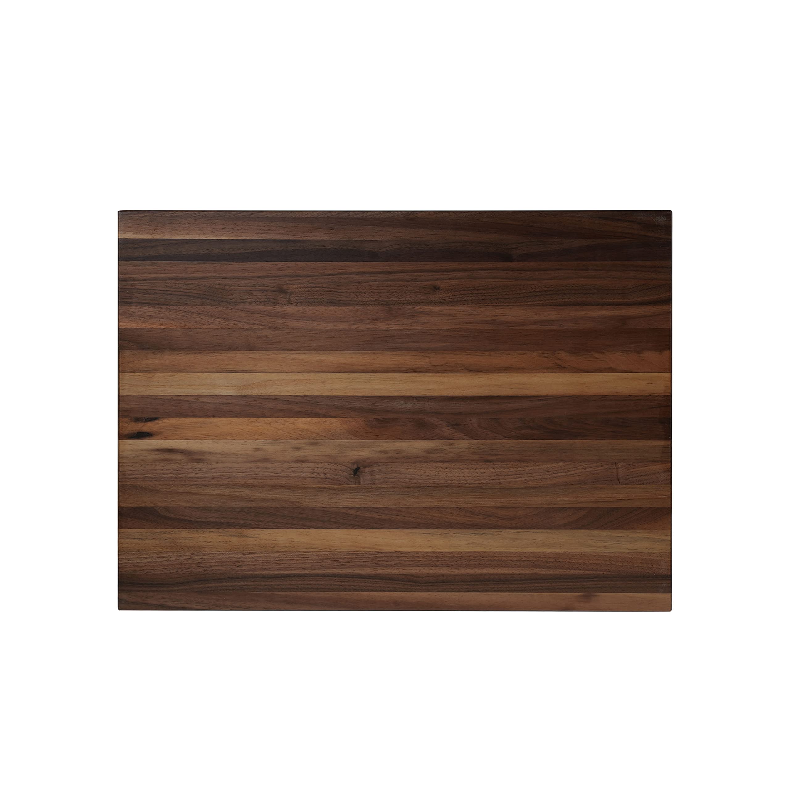 CONSDAN Walnut Cutting Board is 1 inch thick for solid chopping stability