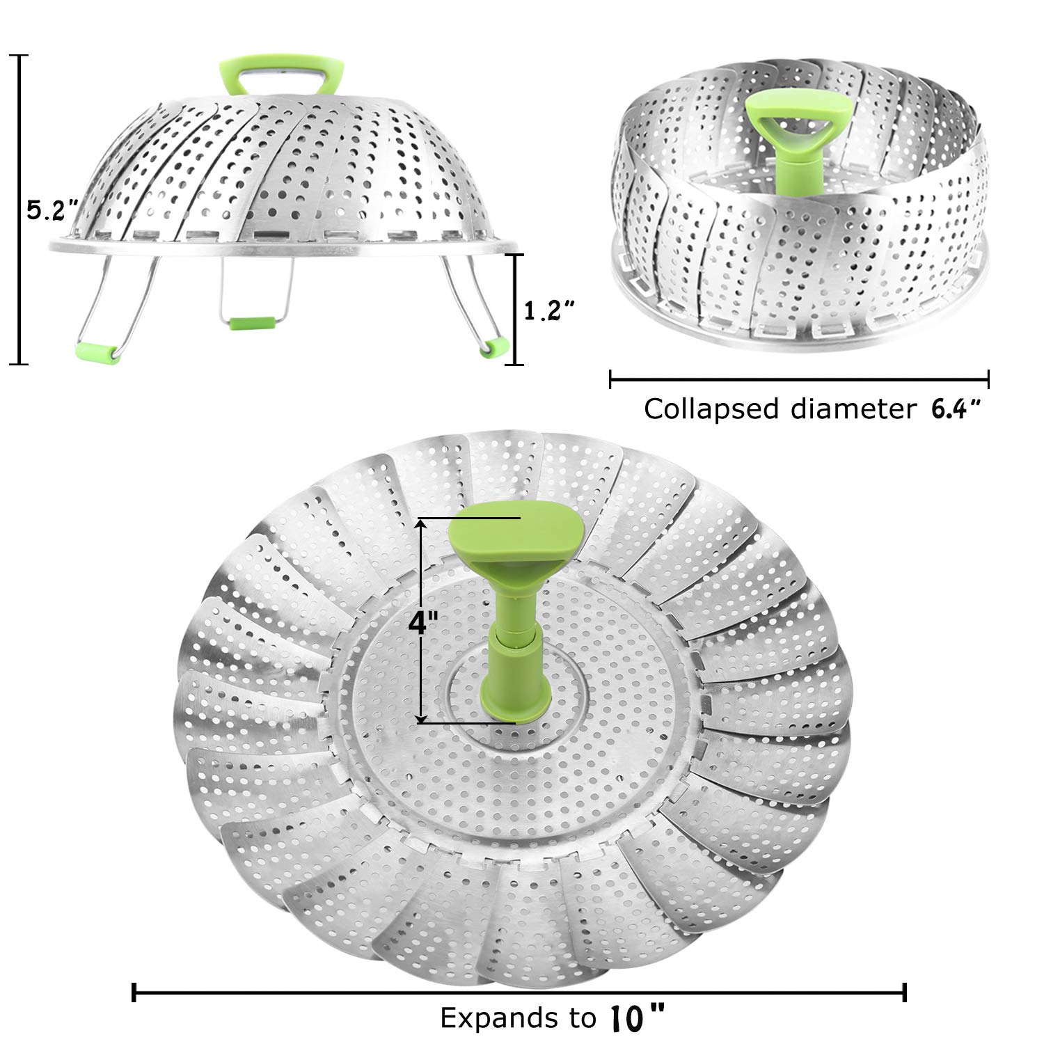 Consevisen steamer basket is dishwasher safe for quick cleaning after use.