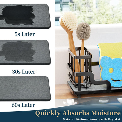 Consumest diatomite base demonstrates fast moisture absorption to prevent water spots.