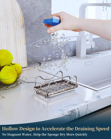 Consumest sponge holder showcases M-shaped design for easy sponge access
